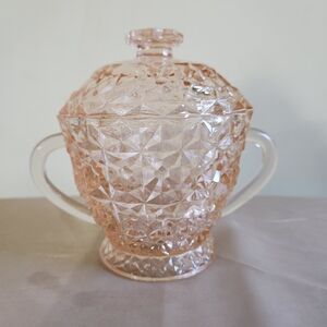 Jeannette Glass Company Vintage Sugar Bowl
